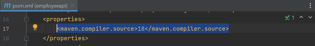 Set maven compiler source